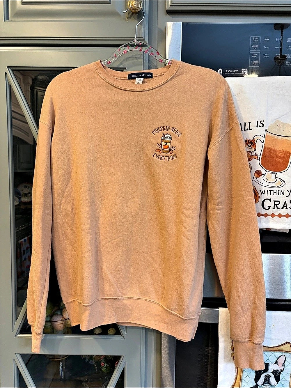 Kiel James Patrick Pumpkin Spice Sweatshirt Size Small